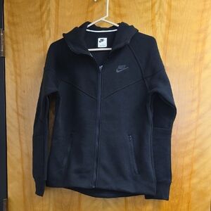 Nike Women's Small Tech Fleece Windrunner Full-Zip Hoodie Black FB8338-010 New